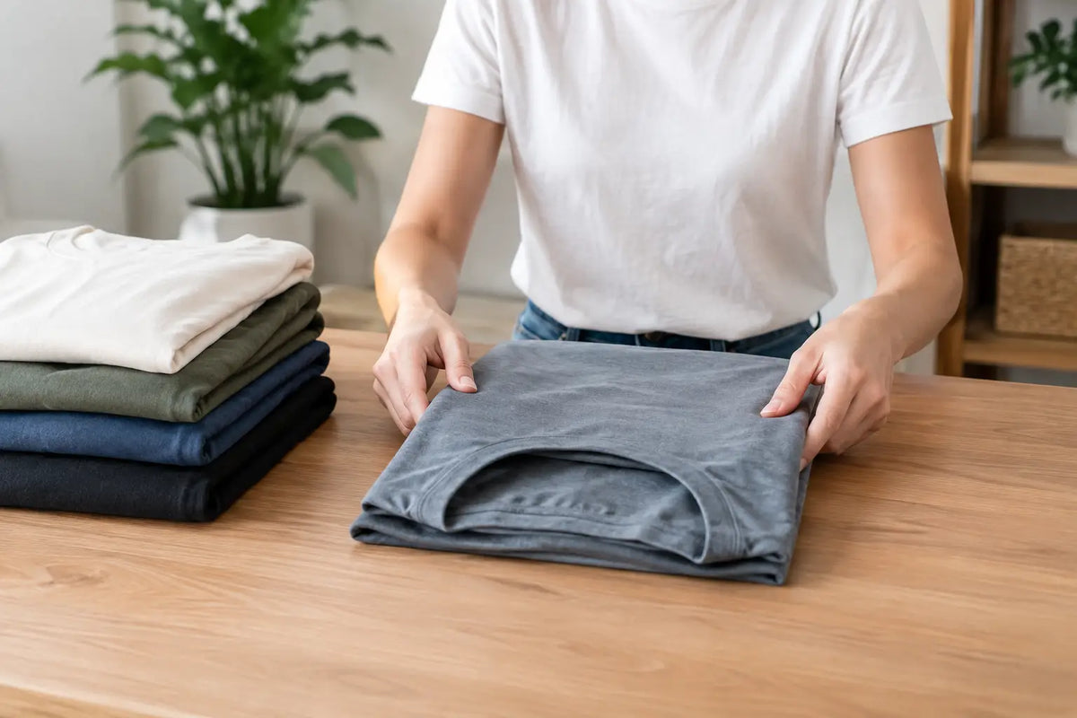How to Fold Oversized Tees Neatly Every Time