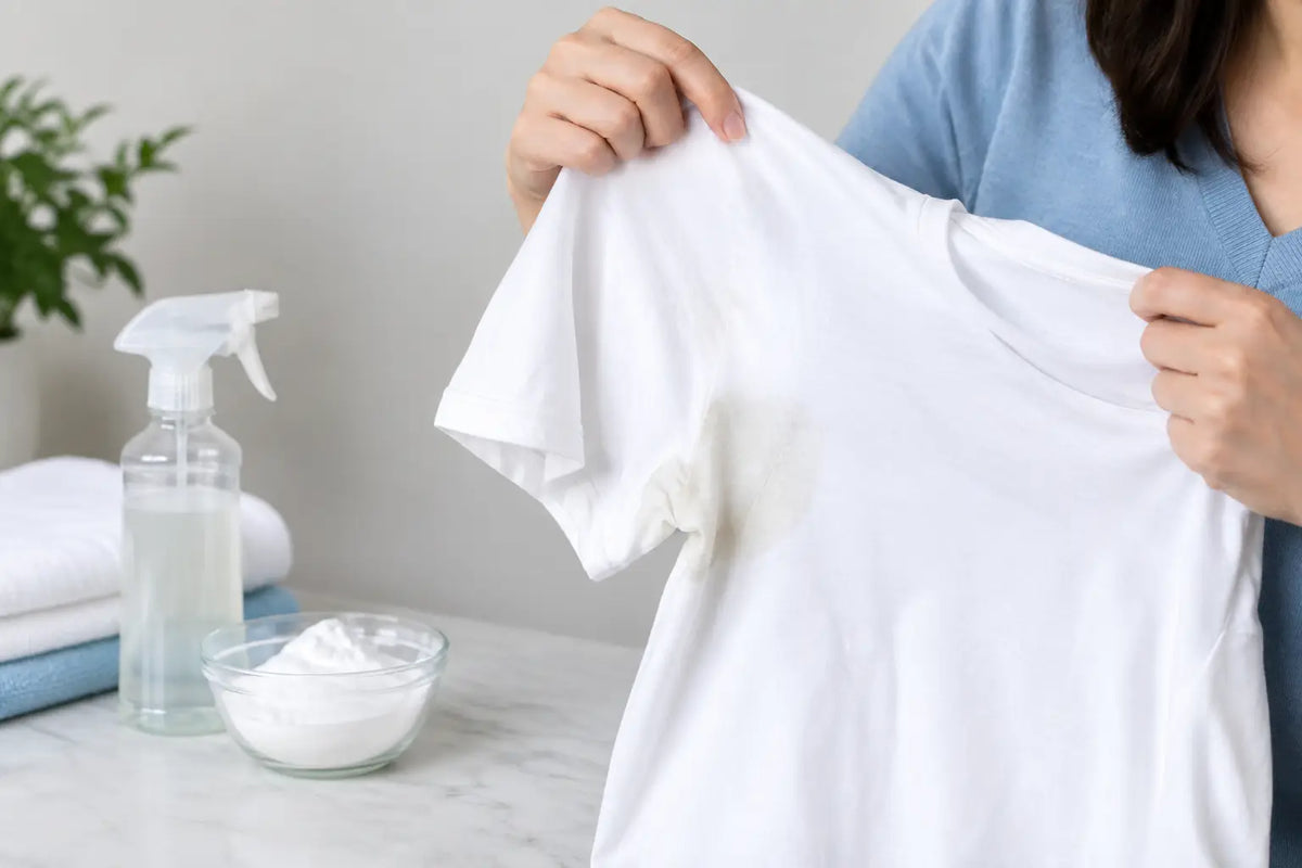 How to Remove Deodorant Marks Safely From Tees